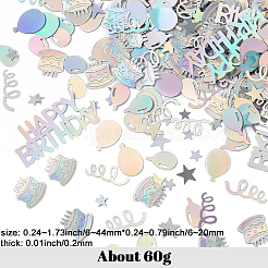 2 пакетик пластикового конфетти&nbsp;DIY-SC0031-54A