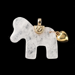 Резные подвески из натуральных кристаллов кварца&nbsp;G-C274-02K