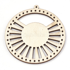 Неокрашенная деревянная люстра&nbsp;X-WOOD-T008-44