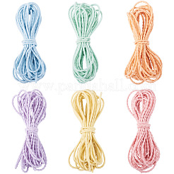 Cordones elásticos de poliéster de 30 m y 6 colores&nbsp;EC-TA0001-07C