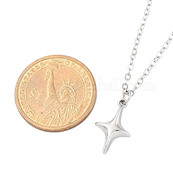 Звезда сплава кулон ожерелья&nbsp;NJEW-JN05214-01