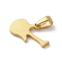Pendenti in acciaio inox 304 con placcatura sotto vuoto pvd&nbsp;STAS-B053-15G