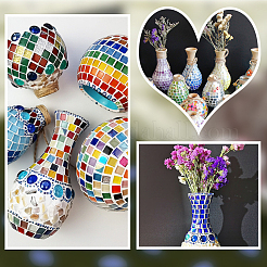 200шт стеклянные кабошоны&nbsp;GLAA-SP0001-14A