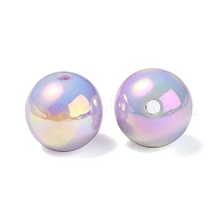 Placcatura uv perline acriliche iridescenti arcobaleno&nbsp;OACR-F004-08D