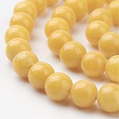 Естественно Mashan нефрита круглые бусины нити&nbsp;G-D263-8mm-XS07