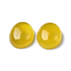 Natürliche gelbe Achat Cabochons&nbsp;G-A029-01-07