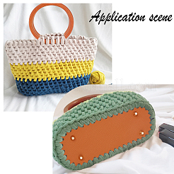 Cuir pu tricot crochet sacs clou bas&nbsp;DIY-WH0064-79