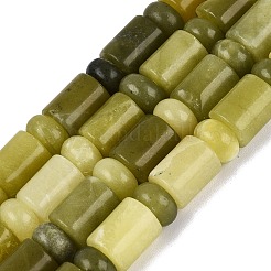 Cuentas de jade Xiuyan naturales hebras&nbsp;G-Q616-09E-01