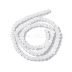 Fili di perline giada di vetro imitato&nbsp;LS-EGLA-J042-4mm-30