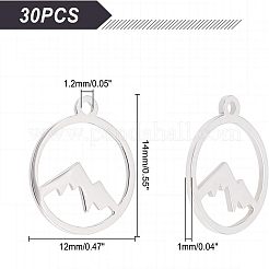 30 шт. подвески из нержавеющей стали 201&nbsp;STAS-UN0034-41
