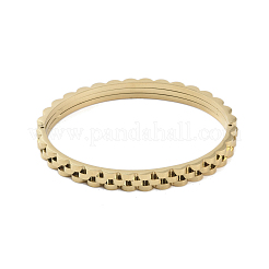 Шарнирные браслеты из нержавеющей стали 304 с ионным покрытием (IP)&nbsp;BJEW-P317-03G