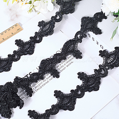 Ruban de dentelle à fleurs en polyester de 3 mètre&nbsp;OCOR-WH20001-20A