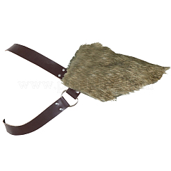 1-teilige mittelalterliche Schulterpanzerung aus Kunstpelz&nbsp;AJEW-CL0004-81