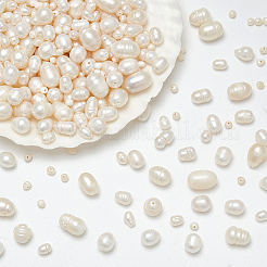 6 нити 6 стилей натуральных культивированных пресноводных жемчужных бусин PEAR-NB0002-36