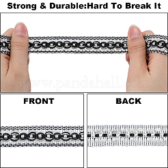 Rubans tressés en polyester&nbsp;OCOR-WH0046-85C
