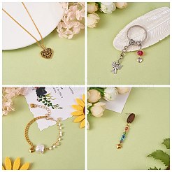 200pcs 2 pendentifs en alliage de style tibétain&nbsp;FIND-SZ0002-33AG
