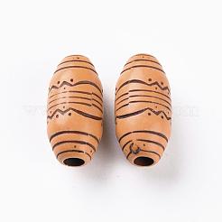 Perline di acrilico finto legno&nbsp;SACR-Q186-34