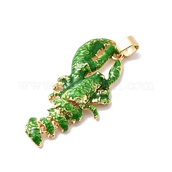 Латунь эмаль подвески&nbsp;KK-A277-03G-01