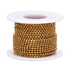 Électrophorèse fer strass strass chaînes&nbsp;CHC-Q009-SS6.5-B17