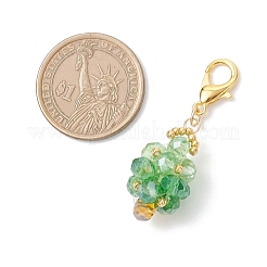 Подвесные украшения из стеклянных бусин ручной работы&nbsp;HJEW-MZ00383-02