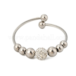 Браслеты-манжеты из нержавеющей стали 304&nbsp;BJEW-Z087-12P