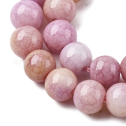 Нити из окрашенных стеклянных бусин с эффектом омбре&nbsp;X-GLAA-T031-01O-10