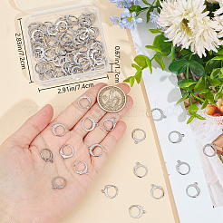 100 шт. фурнитура для сережек из нержавеющей стали 304&nbsp;STAS-BBC0004-12