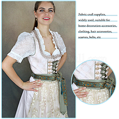 Rubans de polyester de broderie de style ethnique&nbsp;OCOR-WH0063-30A