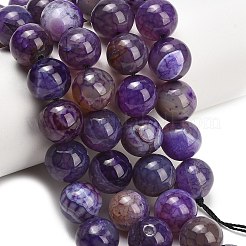 Chapelets de perles veines de dragon en agate naturelle&nbsp;GG-L001-L01-01