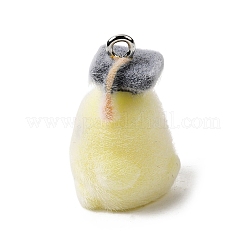 Флокированные подвески из непрозрачной смолы&nbsp;RESI-G123-01K