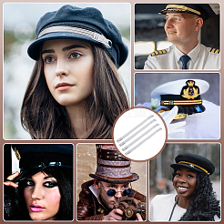 Лента для шляпы из искусственной кожи для ковбойской шляпы&nbsp;DIY-WH0723-028B