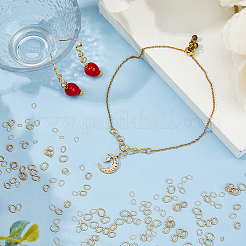 900 шт. 5-х цветные соединительные кольца из нержавеющей стали 304&nbsp;STAS-HS0001-64