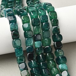 Естественные выветрившиеся агатовые бусины&nbsp;G-G177-E03-05