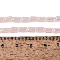 Perlas de vidrio de imitación de Jade imitación electrochapa&nbsp;EGLA-Q132-03A-B02