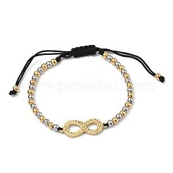 Bracelets à maillons infinis en acier inoxydable 304&nbsp;BJEW-F534-01GP-02
