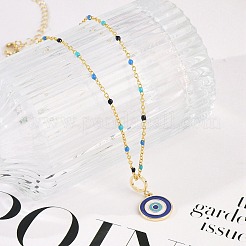 Латунь подвесные ожерелья&nbsp;LS-NJEW-R006-01G-05