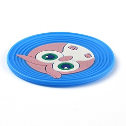 Tampon antidérapant en silicone de dessin animé&nbsp;AJEW-I049-02A