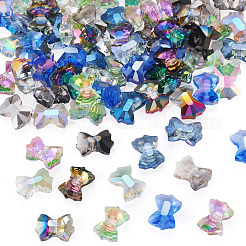 80pcs 8 Farben galvanisieren Glasperlen&nbsp;FIND-TA0010-08