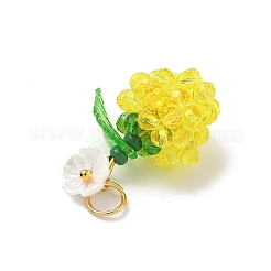 Прозрачные стеклянные подвески&nbsp;PALLOY-MZ00905-01