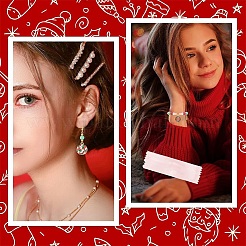 28 шт. 7-цветные рождественские эмалевые подвески из сплава&nbsp;ENAM-YW0008-06