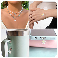 30 pièces pendentifs en alliage de 5 couleurs avec strass&nbsp;RB-TA0001-37
