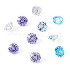 10 Stück 5 Farben Zirkonia-Cabochons&nbsp;ZIRC-TA0001-32
