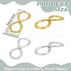 40 шт. 2-х цветные соединительные кольца из сплава в тибетском стиле&nbsp;FIND-LP0003-35