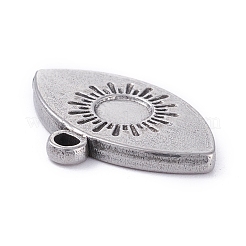 Cabochon pendenti in acciaio inossidabile 304 anti-ossidazione&nbsp;STAS-P288-21P