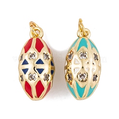 Латунные микро проложить кубического циркония подвески&nbsp;KK-E112-09G