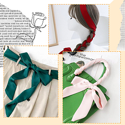 Узкие резинки для волос из полиэстера&nbsp;OHAR-WH20013-001F