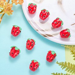 Perle di lampwork fatte a mano da 10 pz&nbsp;LAMP-P-SZ0001-74
