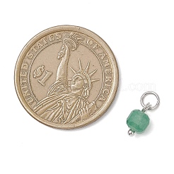 100 шт. 10 стиля подвесок-кубов из натурального камня&nbsp;PALLOY-JF04520-01