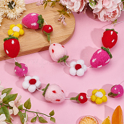 20 шт. 7 стиля украшения из шерстяного войлока ручной работы&nbsp;DIY-NB0014-85