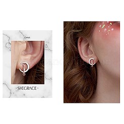 925 orecchini a bottone con gattino in argento sterling&nbsp;JE395F